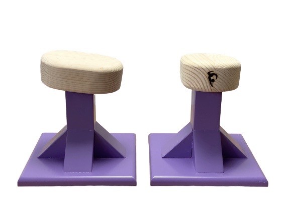 Gymnastic Handstand Blocks Set Of 2 Acro Yoga Blocks PURPLE 